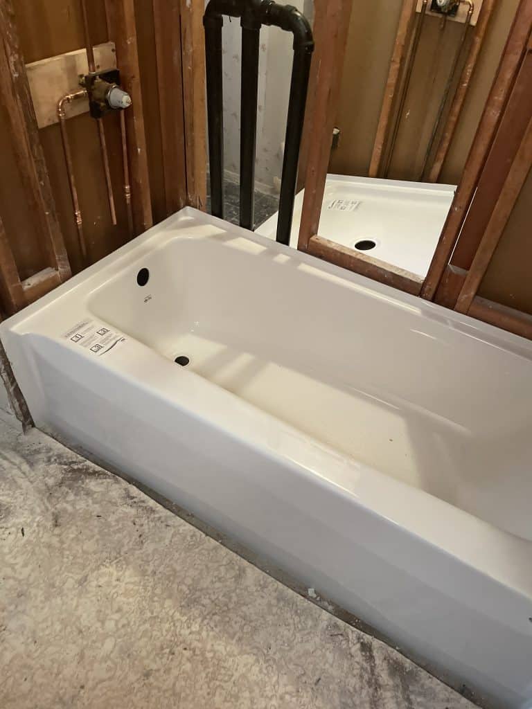 new bathtub