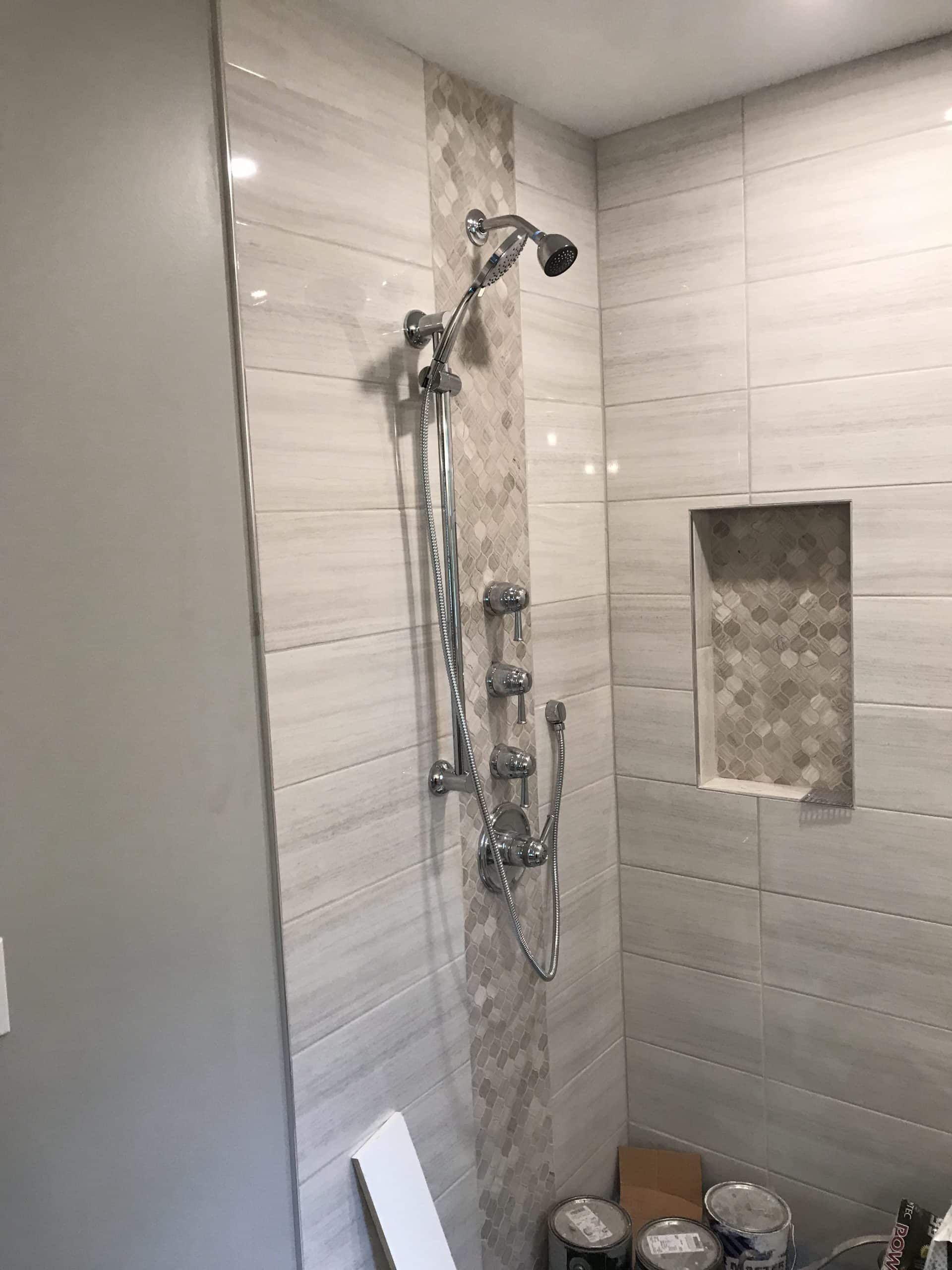 new shower