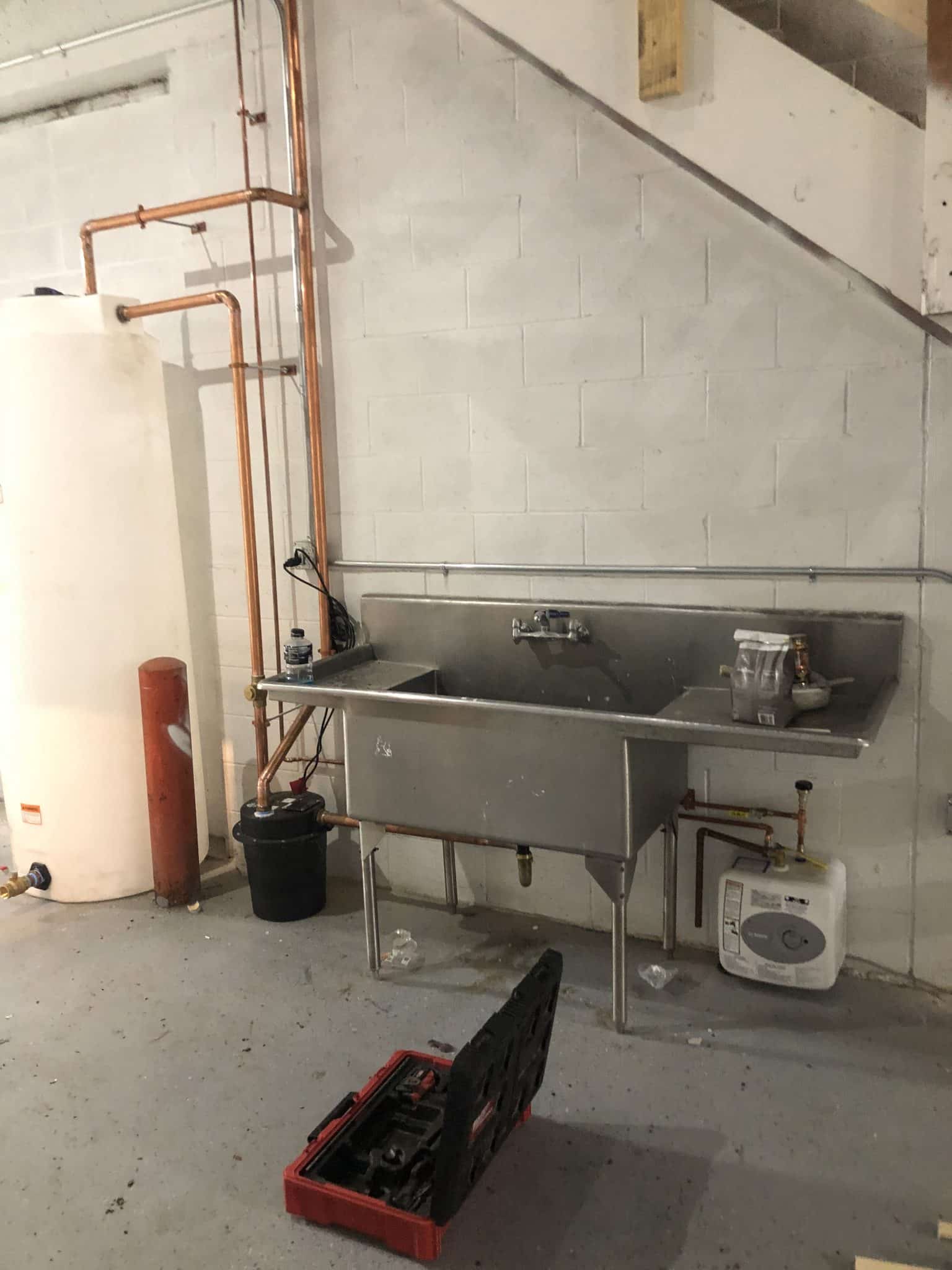 commercial sink
