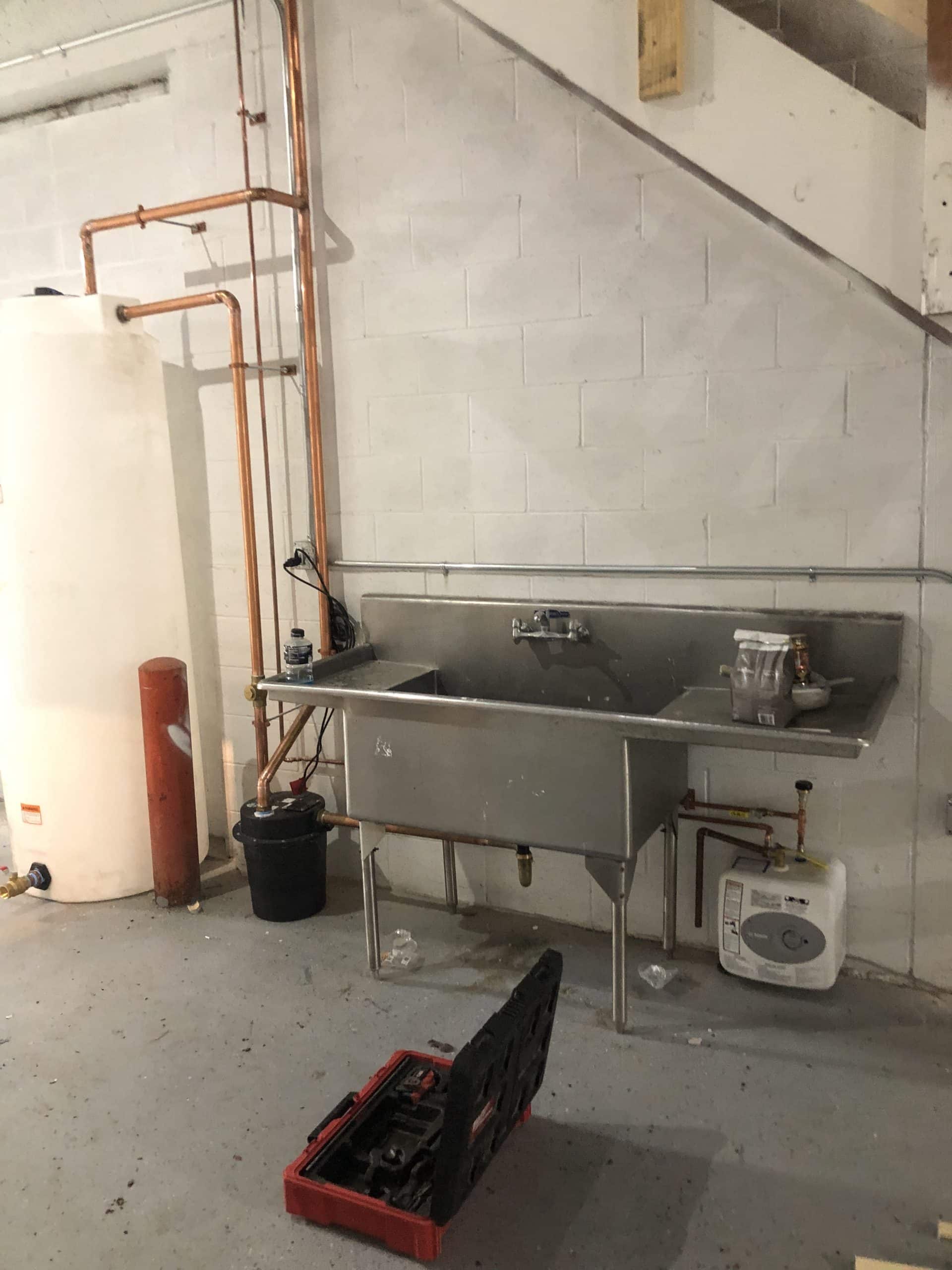 commercial sink