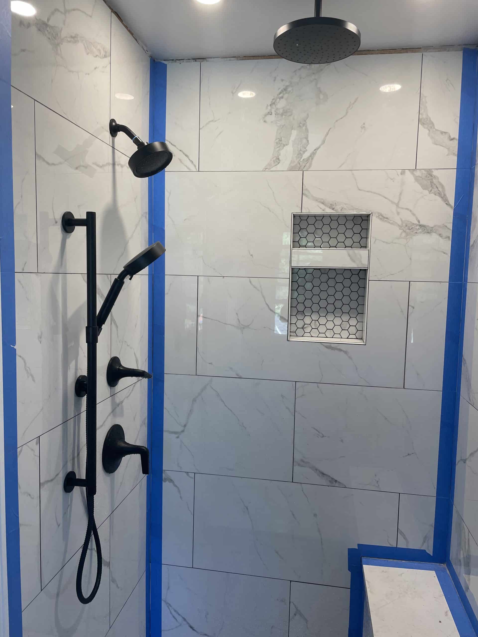 new shower