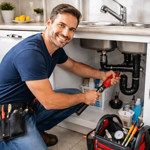plumber working